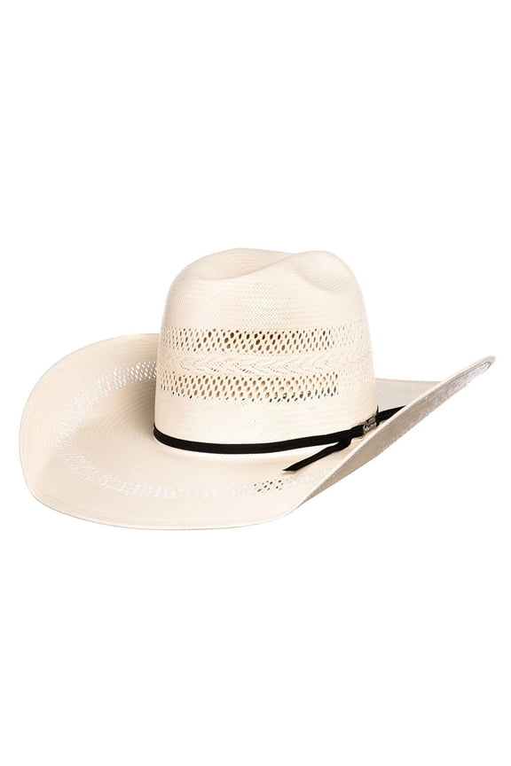 Mens American Hat Company 8100 Brim Vent 41/4` Brim Open Crown 7 Ivory
