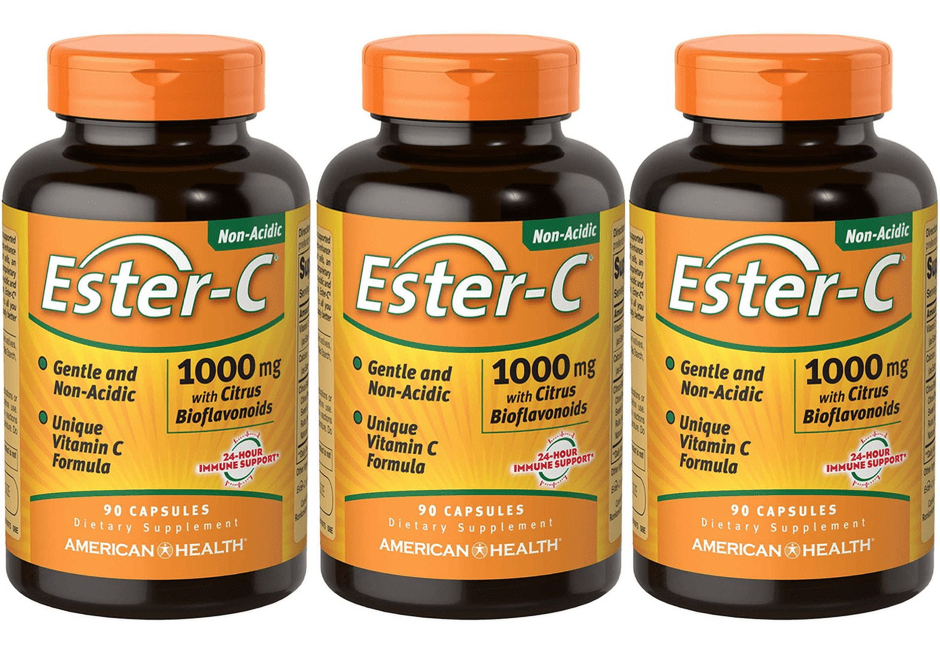 American Health Ester-C® 1000 mg with Citrus Bioflavonoids 90 Capsules ...