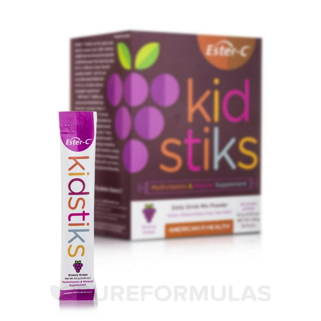 American Health Ester-C - Kid Stiks - Groovy Grape - 30 Packets