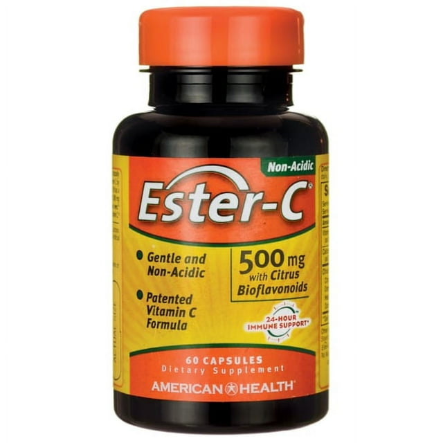 American Health Ester-C with Citrus Bioflavonoids 500 mg 60 Caps ...