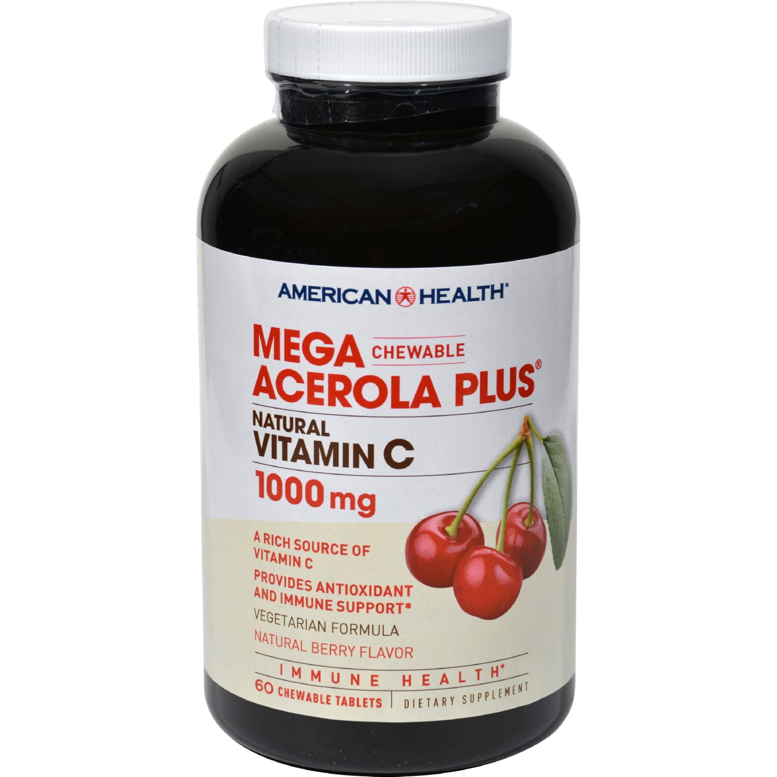 American Health Mega Acerola Plus 1000mg, 60 Ct