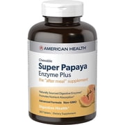 American Health Papaya Enzyme Tablets, 360 Ct, 120 Servings