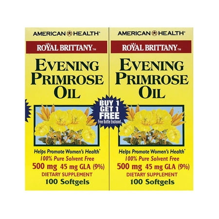American Health - Royal Brittany Evening Primrose Oil (100+100) Twin Pack Special 500 mg. - 200 Softgels