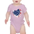 thumbnail image 1 of American Heart 4Th Of July Bodysuit Infant -Image by Shutterstock,  6 Months, 1 of 4