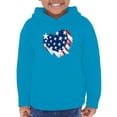 thumbnail image 1 of American Heart 4Th Of July Hoodie Toddler -Image by Shutterstock,  2 Toddler, 1 of 4