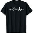 thumbnail image 1 of American Heart Disease Awareness Month Ribbon Go Red Heart T-Shirt, 1 of 4