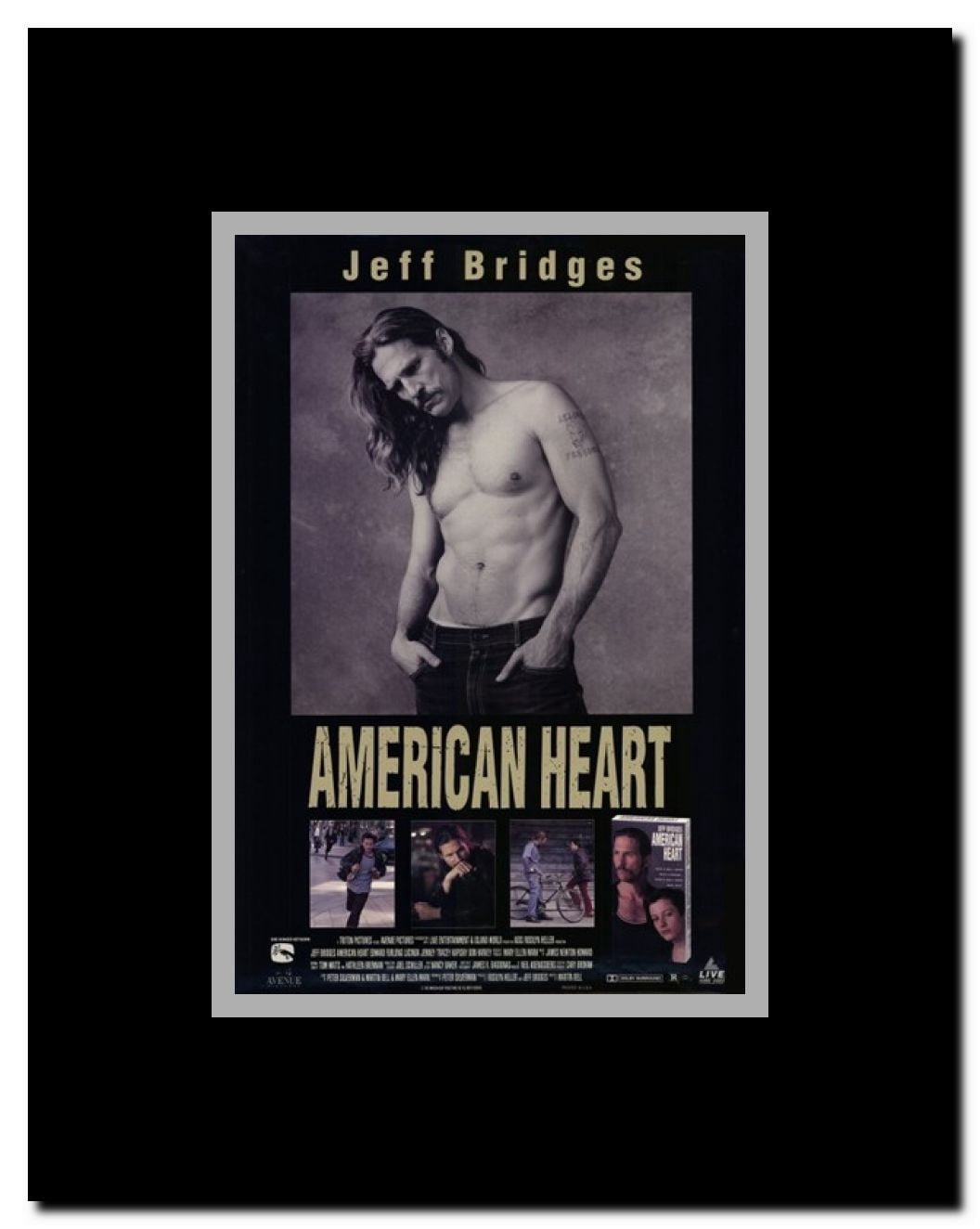 American Heart Framed Movie Poster