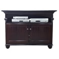 thumbnail image 1 of American Heartland 16145EGY Poplar Deluxe TV Stand with 1 Fixed Wood Half Shelf, European Grey, 1 of 1