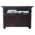 thumbnail image 1 of American Heartland 16145YL Poplar Deluxe TV Stand with 1 Fixed Wood Half Shelf, Yellow, 1 of 1