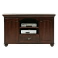 thumbnail image 1 of American Heartland 16156GY Poplar Deluxe TV Stand with 2 Fixed Wood Half Shelves, Grey, 1 of 1