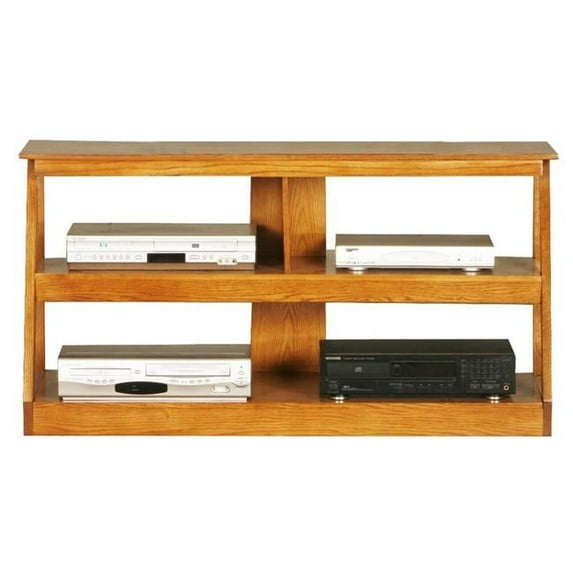 American Heartland 23948LT 48 in. Oak Open TV Cart, Light