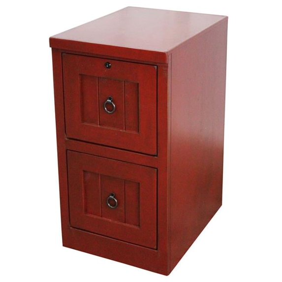 American Heartland 30002RSW Rustic 2 Drawer File Cabinet, Rustic Seashell