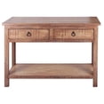thumbnail image 1 of American Heartland 30305RR Rustic Sofa Table with 2 Drawers, Rustic Red, 1 of 3