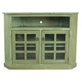 thumbnail image 1 of American Heartland 30743RAMGP Rustic Tall Curve Corner TV Cart, Rustic Aquamarine, 1 of 1