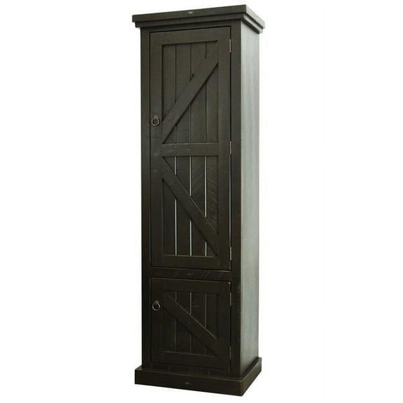 American Heartland 30789RR Rustic Single Door Pantry, Rustic Red