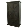 thumbnail image 1 of American Heartland 30790LB Rustic Double Door Armoire with Garmont Rod, Light Blue, 1 of 1