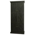 thumbnail image 1 of American Heartland 30791RBK Rustic Double Door Pantry, Rustic Antique Black, 1 of 1