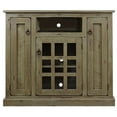 thumbnail image 1 of American Heartland 30848RSW Rustic Tall TV Stand with 2 Flat Panel Doors, Rustic Seashell, 1 of 1