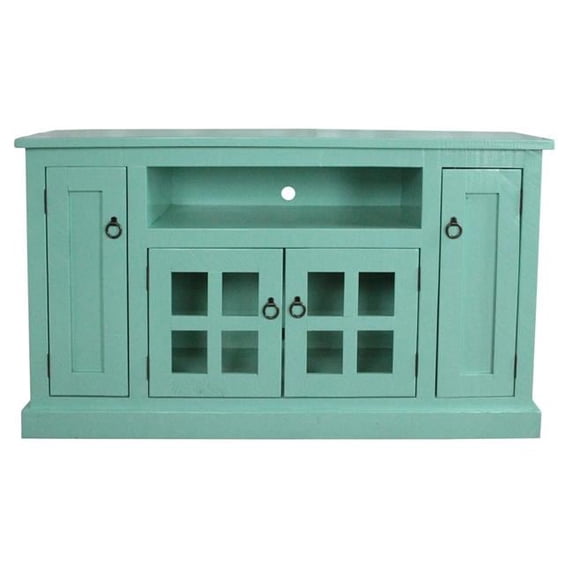 American Heartland 30855CM 57 in. Rustic TV Stand, Chocolate Mousse