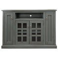 thumbnail image 1 of American Heartland 30858RDB Rustic Tall TV Stand with 2 Flat Panel Doors, Rustic Dark Blue, 1 of 1