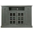 thumbnail image 1 of American Heartland 30858WH Rustic Tall TV Stand with 2 Flat Panel Doors, Bright White, 1 of 1
