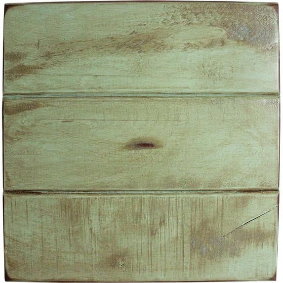 American Heartland 32743RAM Rustic Tall Curve Corner Shutter TV Cart in Rustic Aquamarine