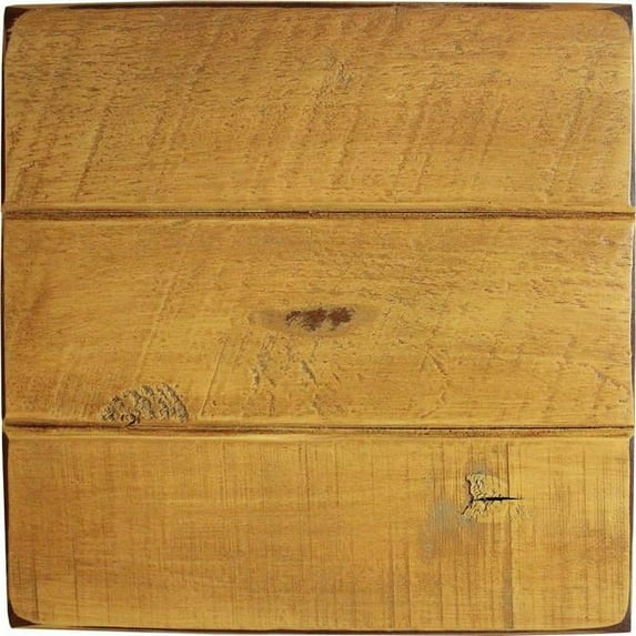 American Heartland 32743RYL Rustic Tall Curve Corner Shutter TV Cart in Rustic Yellow