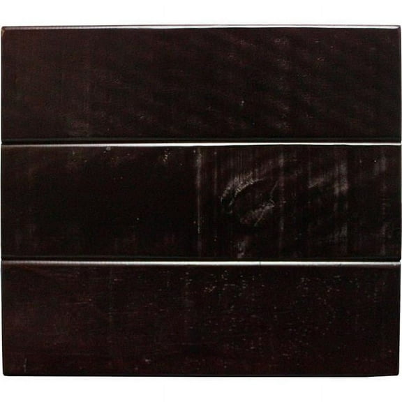 American Heartland 32854CR Rustic 57 in. Quaint Shutter TV Stand in Caribbean Rum