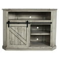 thumbnail image 1 of American Heartland 33743BK Rustic Tall Bower Corner TV Cart, Antique Black, 1 of 1