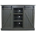 thumbnail image 1 of American Heartland 33856GR 57 in. Rustic Tall Quaint TV Stand, Green, 1 of 1