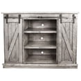 thumbnail image 1 of American Heartland 33857RAM 57 in. Rustic Tall Provincial TV Stand, Rustic Aquamarine, 1 of 1