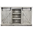 thumbnail image 1 of American Heartland 33867LB 68 in. Rustic Tall Quaint TV Stand, Light Blue, 1 of 1