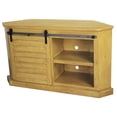 thumbnail image 1 of American Heartland 35745RYL Rustic Quaint Shutter Corner TV Stand in Rustic Yellow, 1 of 1