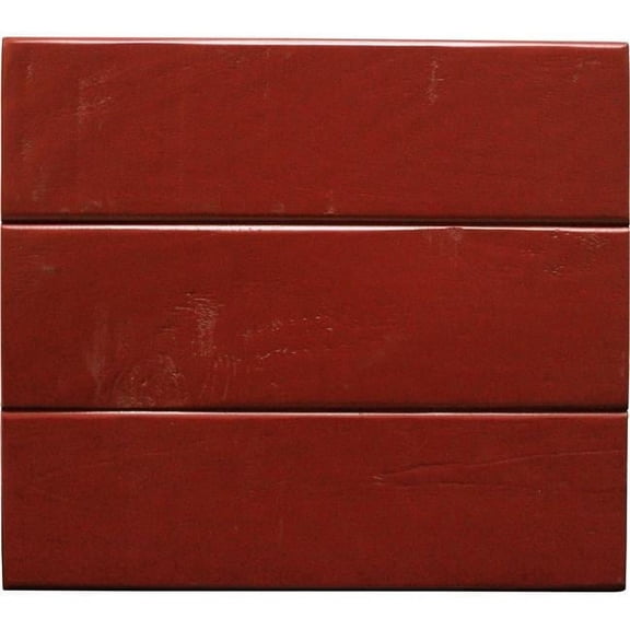 American Heartland 37744BRFP Rustic Promo Corner TV Stand in Burnt Red