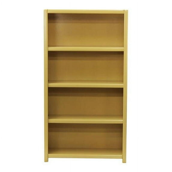 American Heartland 40860BK 60 in. Poplar Contemporary Bookcase, Antique Black