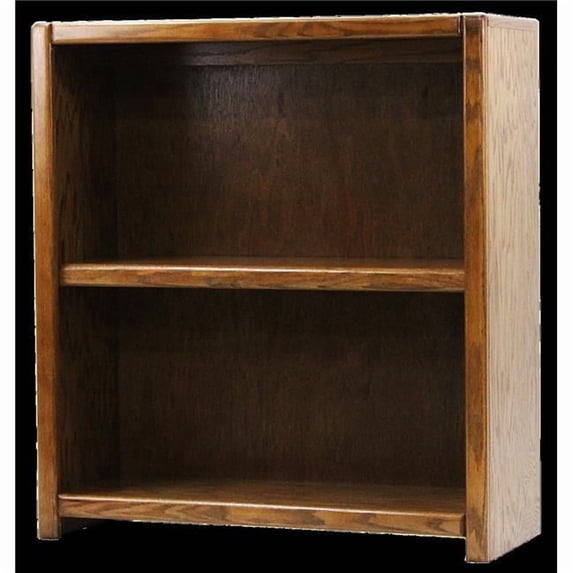 American Heartland 41836DK 36 in. Oak Bookcase with 1 Adjustable Wood Shelf, Dark