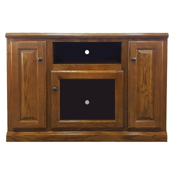 American Heartland 46847LT 45 in. Oak TV Stand, Light