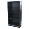 thumbnail image 1 of American Heartland  60 in. Poplar Open Bookcase with Plain Base, European Ivory, 1 of 1