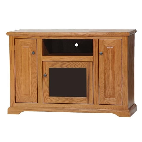 American Heartland 63847LT Oak Deluxe Entertainment Console, Light