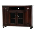thumbnail image 1 of American Heartland 65156WH Poplar Tall Deluxe Entertainment Console with 3 Fixed Wood Shelves, Bright White, 1 of 1