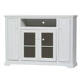 thumbnail image 1 of American Heartland 65856IV Poplar Tall Deluxe Entertainment Console with 3 Fixed Wood Shelves, European Ivory, 1 of 1