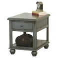thumbnail image 1 of American Heartland 751113CM Poplar End Table with 1 Drawer, Chocolate Mousse, 1 of 1