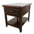 thumbnail image 1 of American Heartland 75313WH Poplar End Table with 1 Drawer, Bright White, 1 of 1
