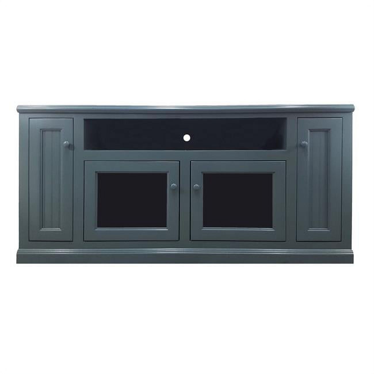 American Heartland 75866CM 66 in. Poplar TV Stand, Chocolate Mousse