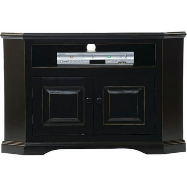 American Heartland 95730IVRP 41 in. Poplar Corner TV Cart, European Ivory