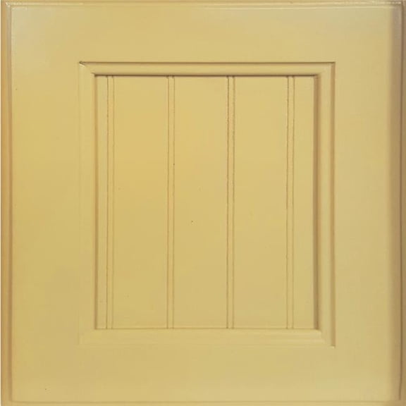 American Heartland 95789YL Poplar Single-Door Pantry, Yellow