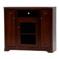 thumbnail image 1 of American Heartland 95848EC Poplar Tall TV Stand with 2 Raised Panel Doors, European Cherry, 1 of 1
