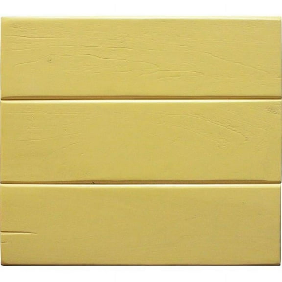 American Heartland Rustic Alcove Shutter Corner TV Stand in Yellow