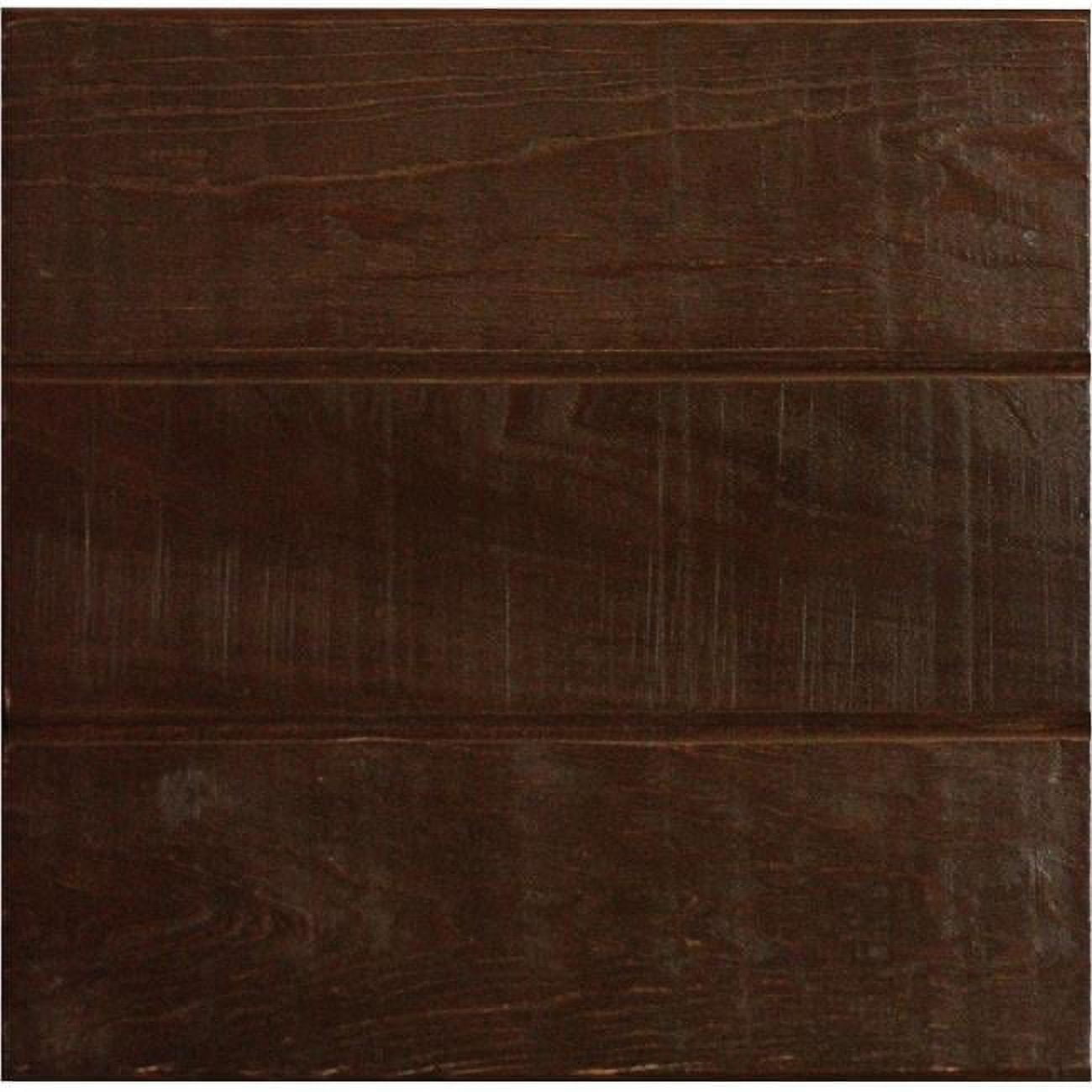 American Heartland Rustic Promo Corner TV Stand in Chocolate Mousse