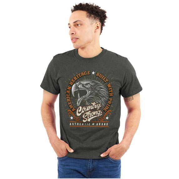 American Heritage Built with Pride Men's Graphic T Shirt Tees Brisco Brands S
